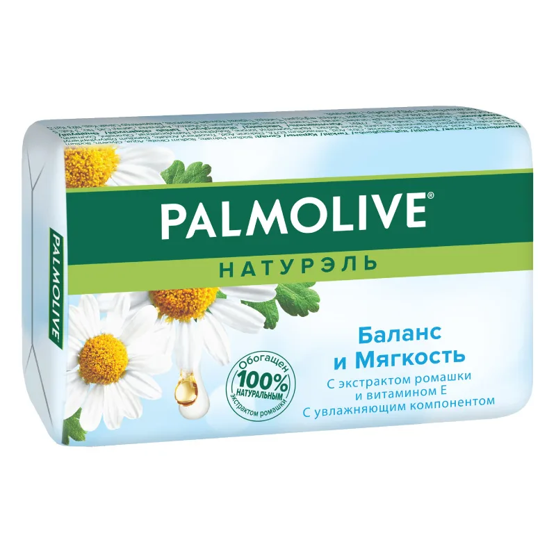 Palmolive Мыло с экстрактом ромашки и витамином E 90 гр