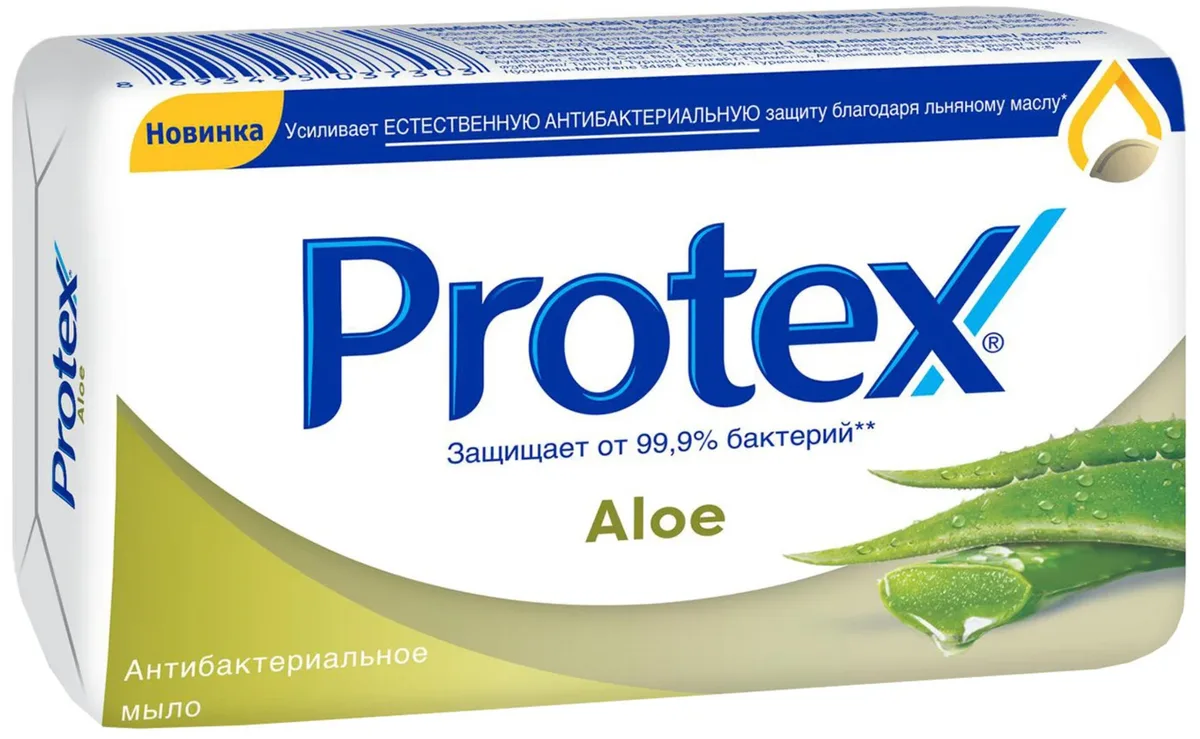 Protex Aloe Мыло туалетное антибактериальное, 90 г
