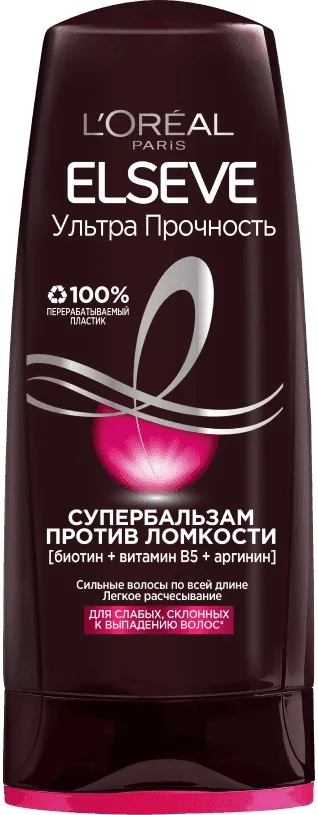 L'Oreal Paris Elseve Бальзам "Эльсев, Сила Аргинина х3", укрепляющий, для ослабленных или поврежденных волос, 200 мл