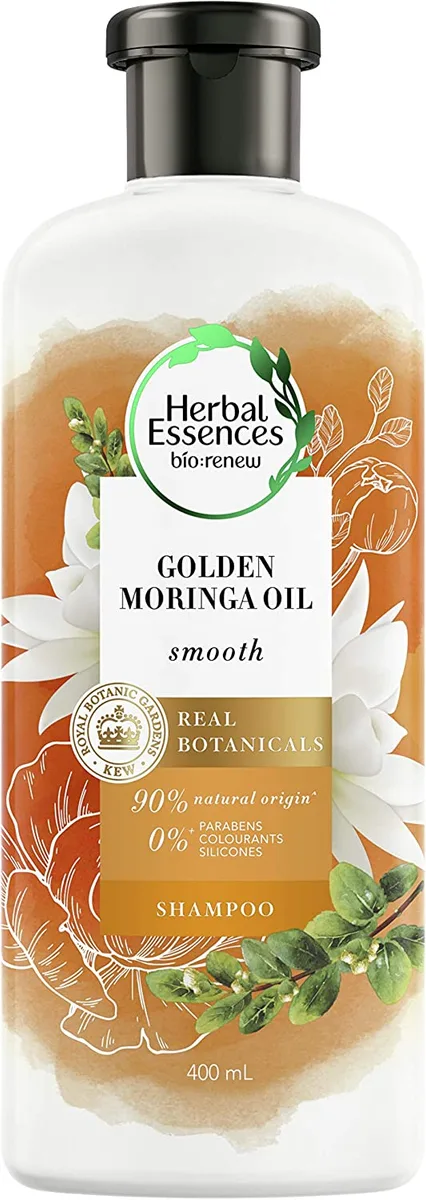 Herbal Essences Шампунь для волос Защита от ломкости с маслом моринги 400 мл