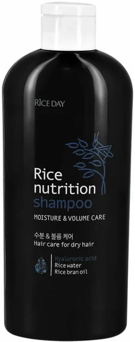 Lion Шампунь для волос RICE DAY Увлажнение и объем для сухих волос 200 мл