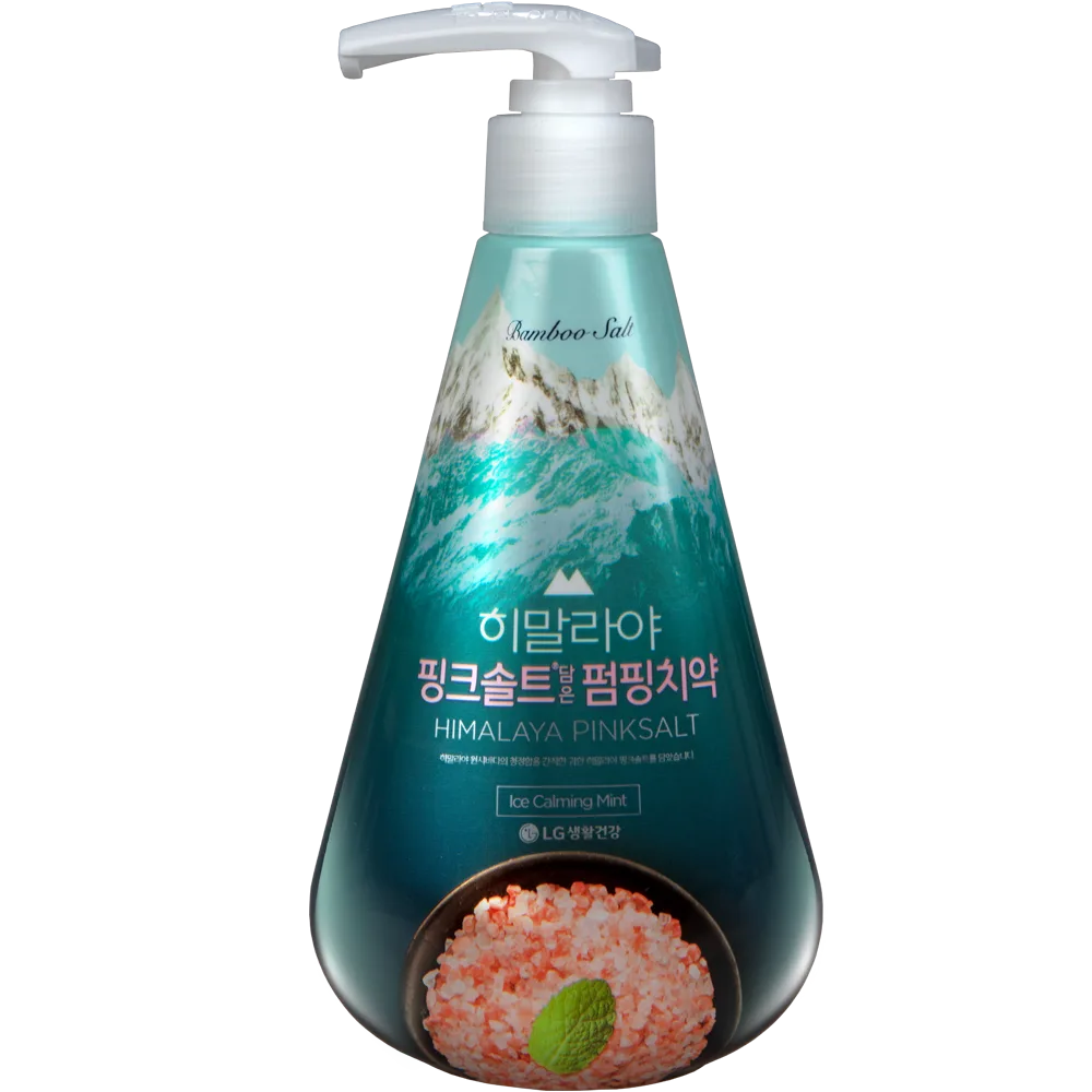 Perioe Зубная паста Pumping Himalaya Pink Salt Ice Calming Mint, с розовой гималайской солью, 285 г