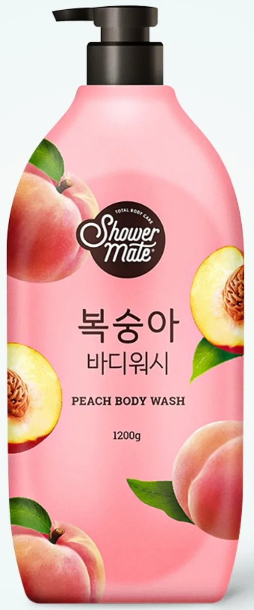 Shower Mate гель для душа Персик Peach Body Wash 1200 г