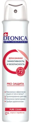 Deonica Антиперспирант Pro-Защита спрей, 200мл