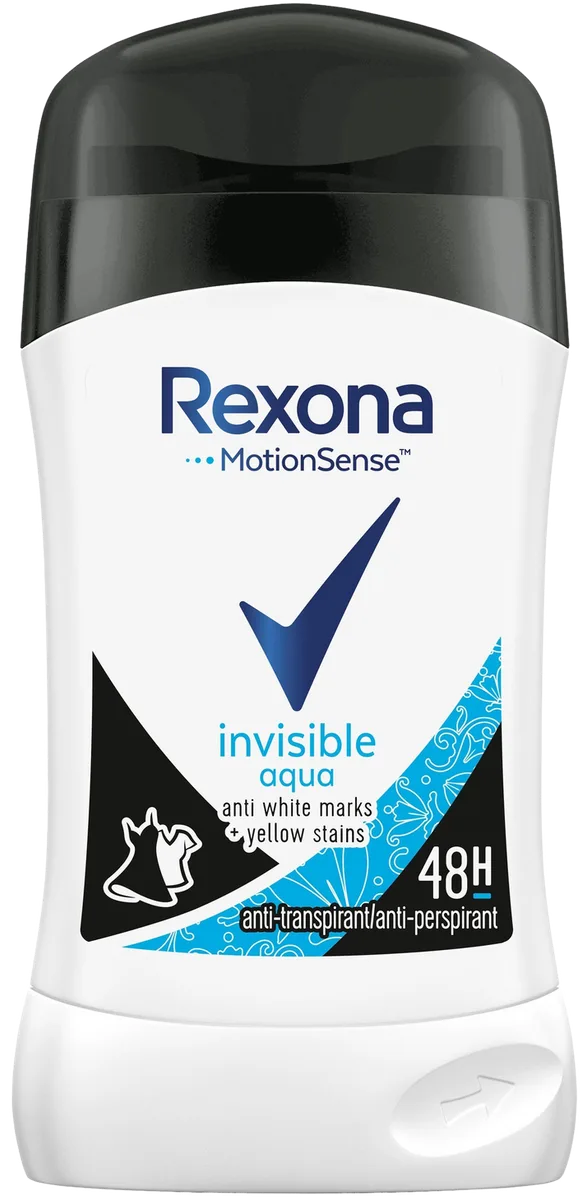 Rexona антиперспирант-карандаш Невидимая прозрачный кристалл, 40 мл
