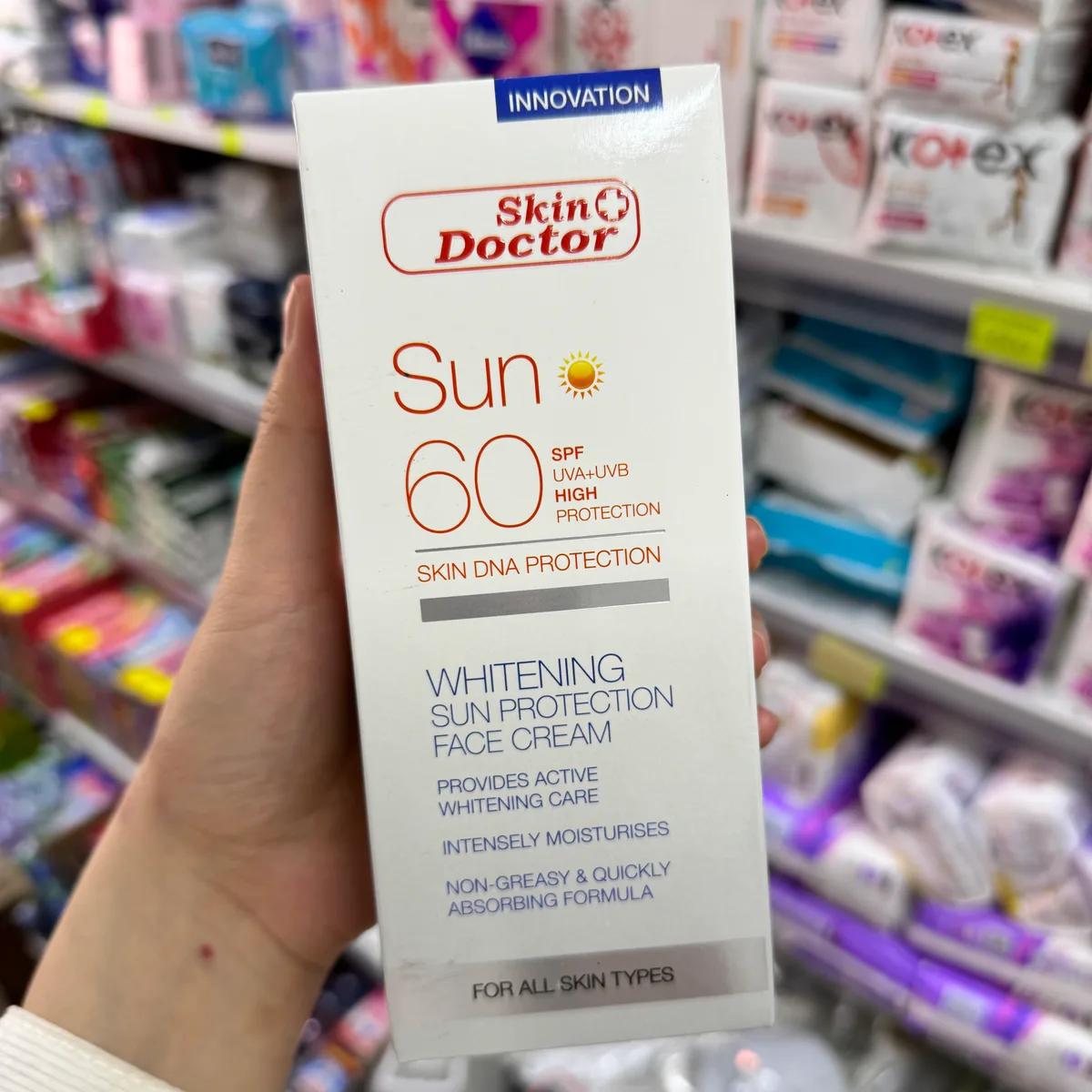 Skin Doctor Солнцезащитный крем для лица SPF 60, 150 мл