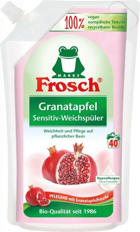 Frosch Концентрированный ополаскиватель для белья Гранат 1л