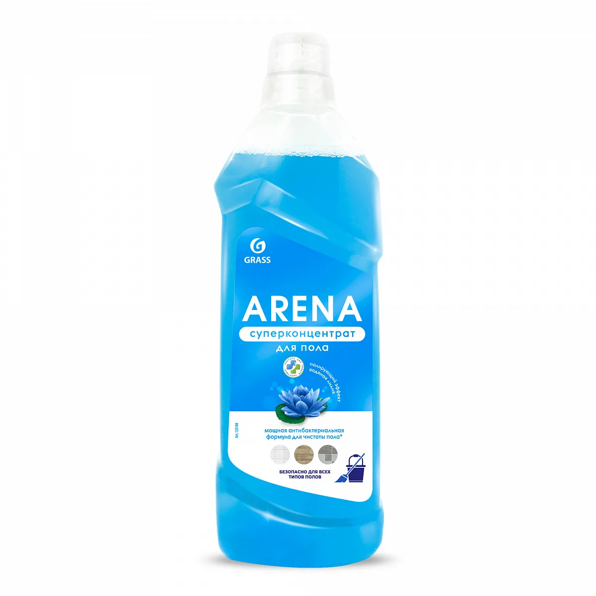 Grass Arena Средство для пола с полирующим эффектом водяная лилия,1 л