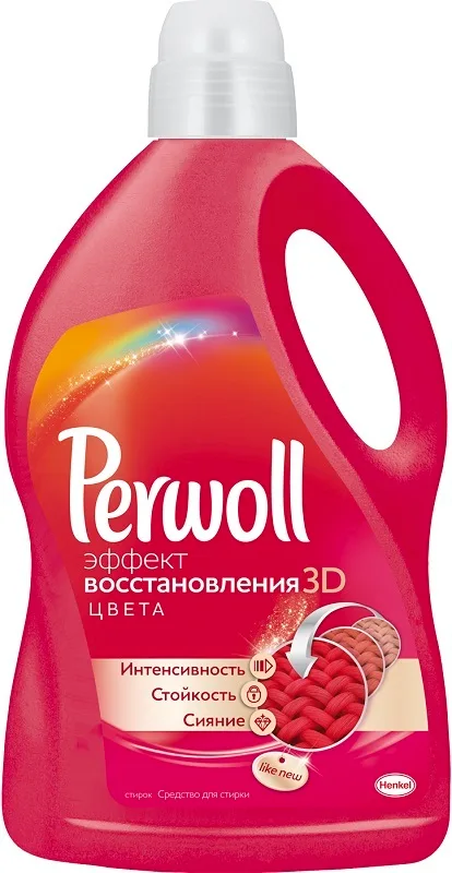 Perwoll 3D Восстановление цвета жидкость для стирки 2.97 л