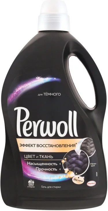 Perwoll 3D Восстановление черного жидкость для стирки 2.97 л