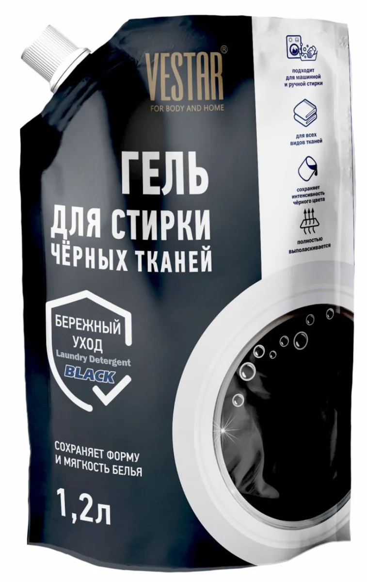 Vestar Гель для стирки для Чёрных тканей 1,2 л