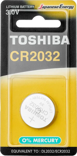 Батарейка Toshiba CR2032 блистер-1шт