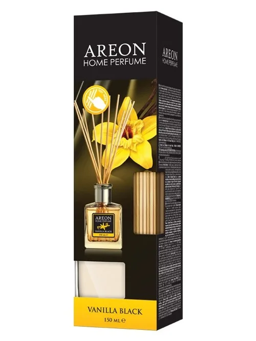 Areon Ароматический диффузор с палочками Черная Ваниль 150 мл