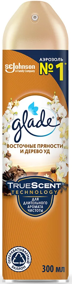 Glade Аэрозоль "Восточные пряности и дерево уд", 300 мл