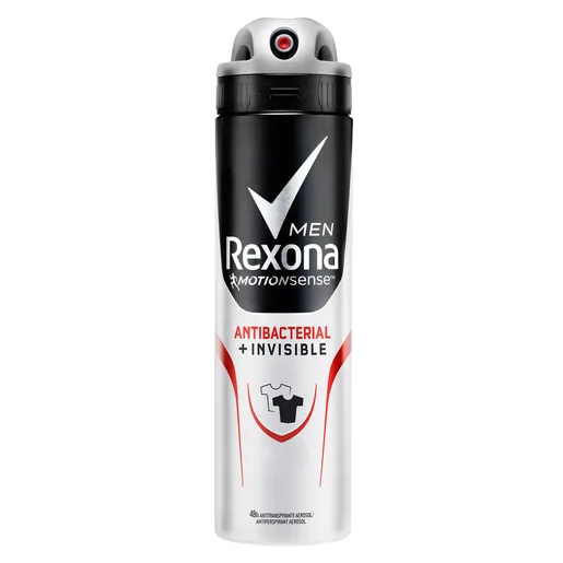 Rexona Men antibacterial+invisible антиперспирант 150 мл