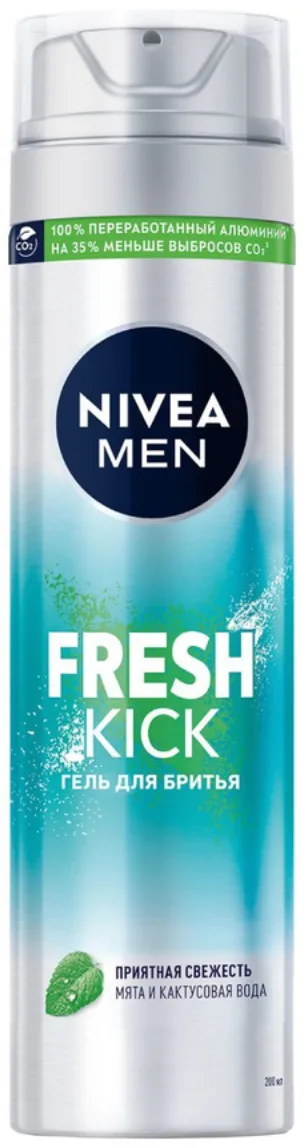 Nivea Men Гель для бритья Fresh Kick, 200 мл