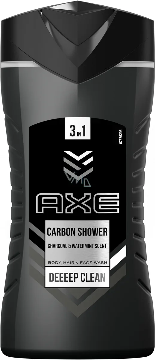Axe Гель для душа Carbon Shower 3в1 250 мл