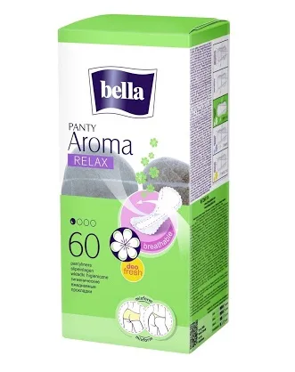 Bella Прокладки ежедневные Panty aroma relax, с тонким свежим ароматом, 60 шт