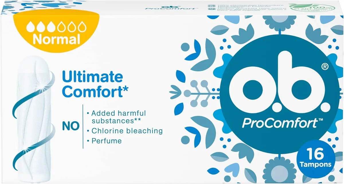 O.B. Тампоны женские гигиенические ProComfort normal, 16 шт