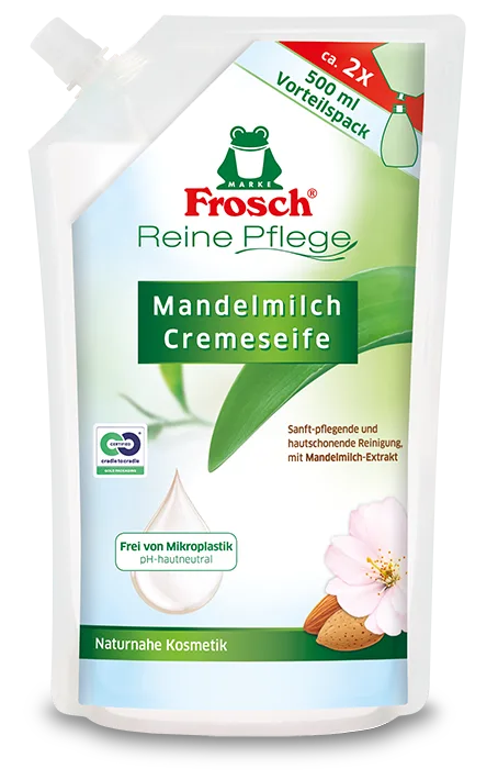 Frosch Жидкое мыло Миндальное молочко (запаска), 500 мл