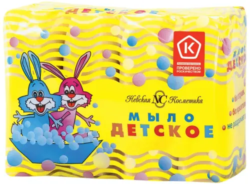 Невская Косметика Мыло туалетное Детское, 4х100г