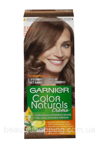 крем-краска Garnier Color Naturals 5 1/2 мокко стойкая