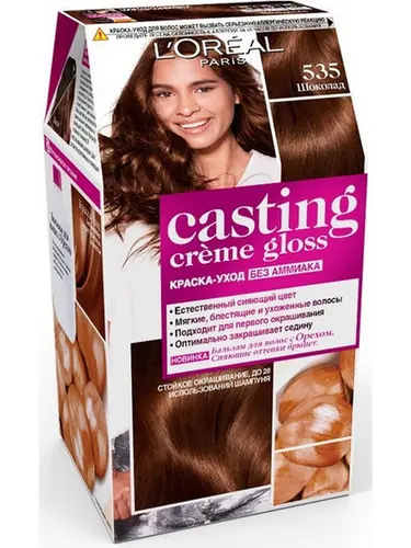 Стойкая краска-уход для волос "Casting Creme Gloss" без аммиака, L'Oreal Paris