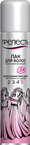 Прелесть Лак для волос сверхсильной фиксации, 200 мл