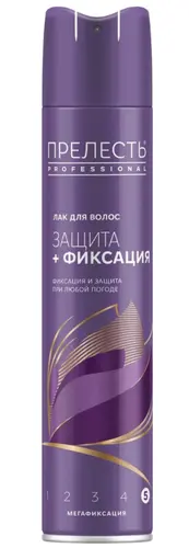Прелесть лак Защита Мега Фиксация 300мл