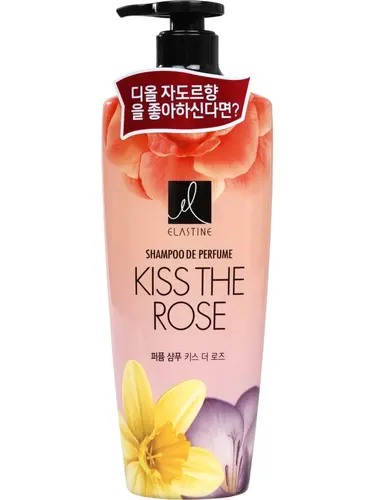 Elastine Парфюмированный шампунь для всех типов волос Perfume "Kiss the rose", 600 мл