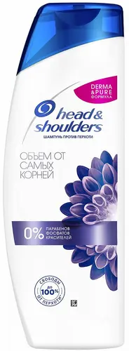 Head&Shoulders Шампунь против перхоти Derma&Pure Объем от самых корней , 360 мл