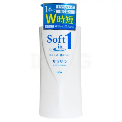 LION "Soft in 1" разглаживающий шампунь и кондиционер для волос фруктово-цитрусовый аромат