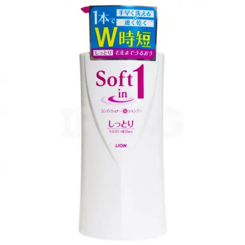Lion «Soft in 1» Шампунь-кондиционер «Увлажнение» с цветочным ароматом
