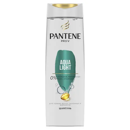 Pantene Pro-V Шампунь Aqua Light, для тонких волос, склонных к жирности, 360 мл