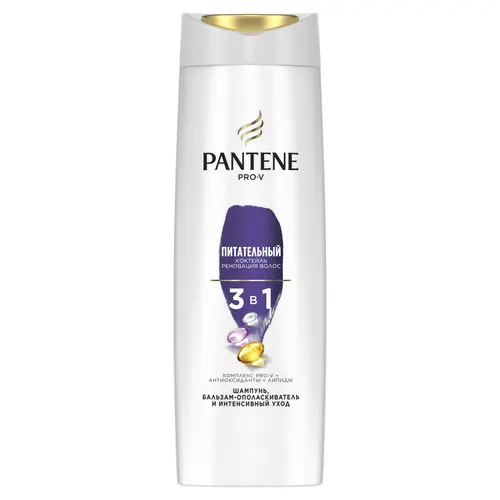 Pantene Pro-V Шампунь и бальзам-ополаскиватель Pantene "Интенсивный уход 3в1. Питательный коктейль, 360 мл