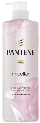 Pantene Мицеллярный шампунь для детоксикации и увлажнения Розовой воды 530 мл