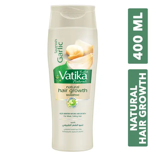 Vatika Шампунь для ломких и выпадающих волос с экстрактом чеснока , 400 мл