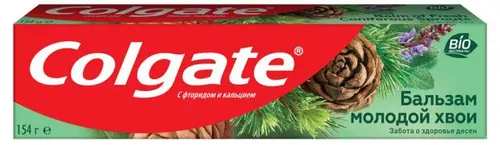 Colgate Бальзам молодой хвои противовоспалительная зубная паста, 100 мл