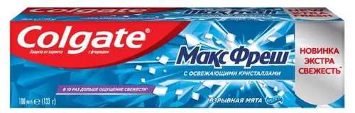 Colgate Макс Фреш с освежающими кристаллами, 100 мл