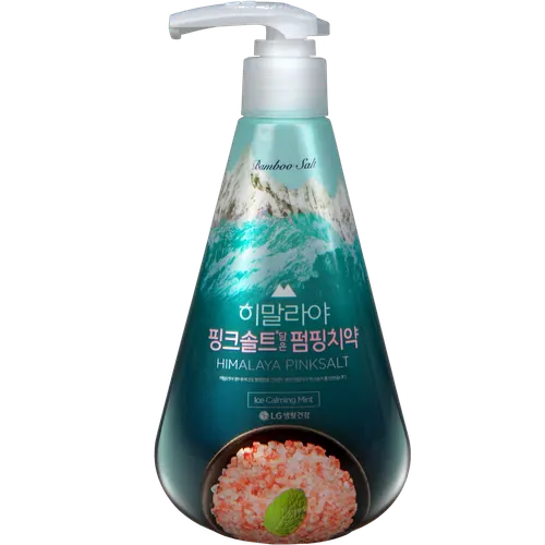 Perioe Зубная паста Pumping Himalaya Pink Salt Ice Calming Mint, с розовой гималайской солью, 285 г