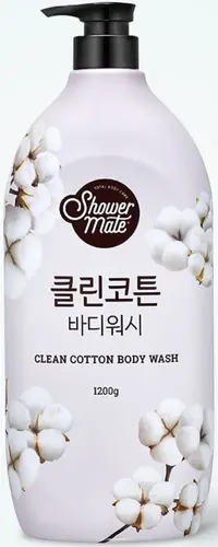 Shower Mate  Гель для душа Чистый хлопок 1200 г