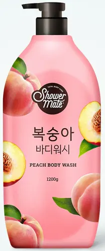 Shower Mate гель для душа Персик Peach Body Wash 1200 г