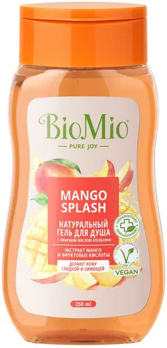 BioMio Гель для душа BIO SHOWER GEL с экстрактом манго, 250 мл