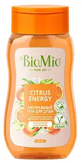 BioMio Гель для душа BIO SHOWER GEL с эфирными маслами апельсина и бергамота, 250 мл
