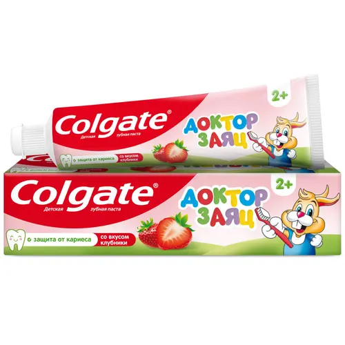 Colgate Доктор Заяц Со Вкусом Клубники 50мл