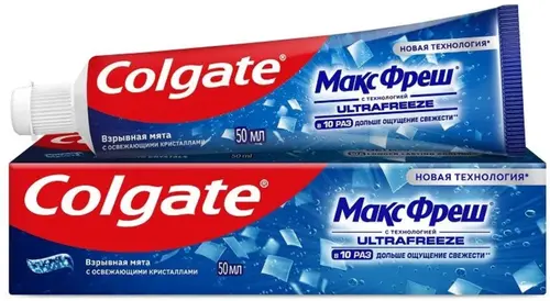 Colgate Макс Фреш с освежающими кристаллами, 100 мл