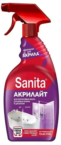 Sanita Средство чистящее для Акриловых ванн Акрилайт, 500 мл