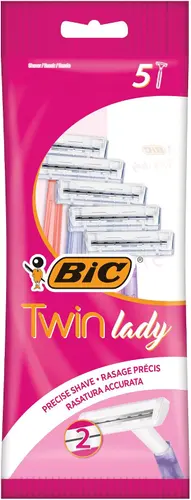 BIC Одноразовые бритвы для женщин, 2 лезвия, 5 шт