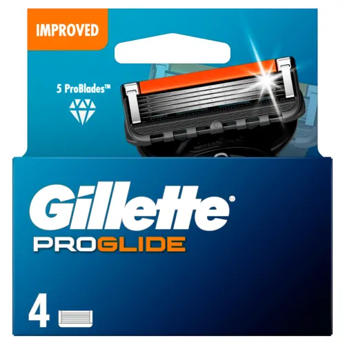 Gillette Сменные кассеты для бритья Fusion ProGlide, 4 шт