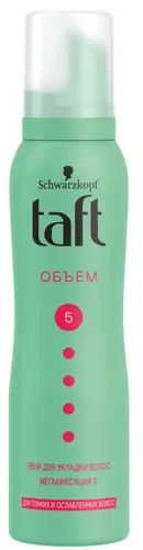 Taft Пена для укладки тонких и ослабленных волос Объем 5, 150 мл
